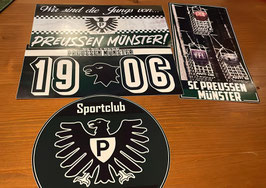 Münster Szeneklebermix H5050 Riesenaufkleber