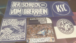 Karlsruhe Szeneklebermix H9669 Riesenaufkleber