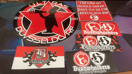Düsseldorf Szeneklebermix H7960 Riesenaufkleber