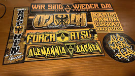 Aachen Szeneklebermix H4844 Riesenaufkleber