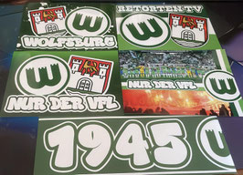 Wolfsburg Szeneklebermix H7842 Riesenaufkleber