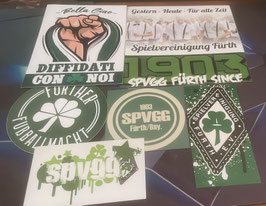 Fürth Szeneklebermix H8472 Riesenaufkleber