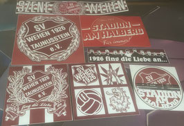 Wiesbaden Szeneklebermix H9467 Riesenaufkleber