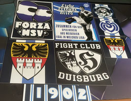 Duisburg Szeneklebermix H7865 Riesenaufkleber