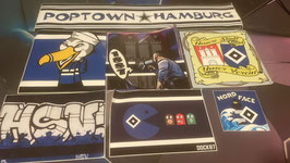 Hamburg Szeneklebermix H8292 Riesenaufkleber