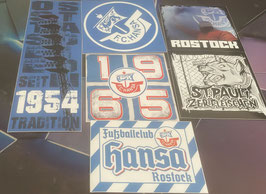 Rostock Szeneklebermix H8591 Riesenaufkleber