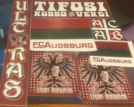 Augsburg Szeneklebermix H8552 Riesenaufkleber