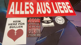 Düsseldorf Szeneklebermix H7978 Riesenaufkleber