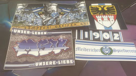 Duisburg Szenekleber H9072 Riesenaufkleber