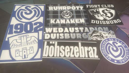Duisburg Szeneklebermix H8383 Riesenaufkleber