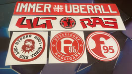 Düsseldorf Szeneklebermix H7964 Riesenaufkleber