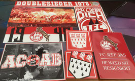 Köln Szeneklebermix H7597 Riesenaufkleber