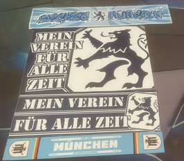 München Blau Szeneklebermix H8483
