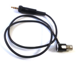 Adapterkabel OPS-spezial Mini XLR Winkelstecker auf 3,5mm Klinkenstecker Screw für Sennheiser ew