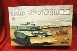 Meng Model SPS-041 Canadian MBT Leopard C2 MEXAS w/Dozer Blade