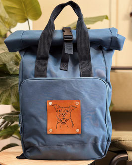 Rollrucksack klein - Staffy Airforce Blue