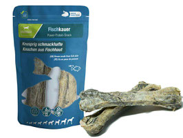 Fischhaut Knochen - 2 Stück