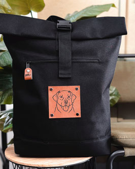 Rollrucksack mit Wunschlabel