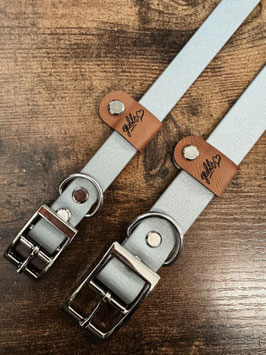 SILBER - HALSBAND BIOTHANE