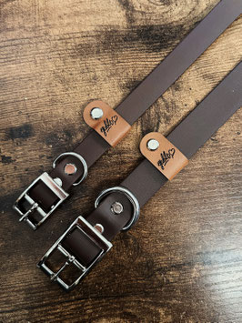 DUNKELBRAUN - HALSBAND BIOTHANE