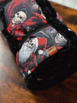 Reisedecke - CREEPY SANTA