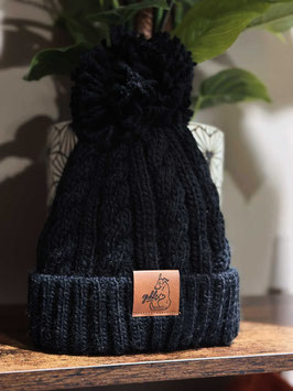 Beanie Strick - Gubls Logo Schwarz