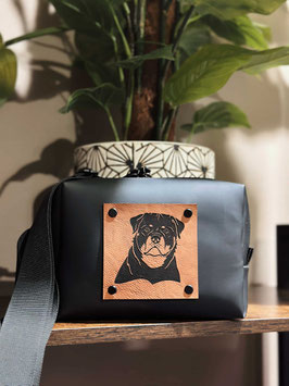 Cross Body Bag - Schwarz - Rottweiler