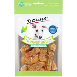 Dokas Hundesnack Hühnerbrust mit Süßkartoffel 70g