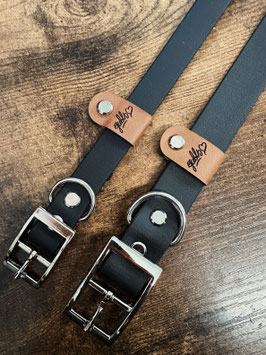 SCHWARZ - HALSBAND BIOTHANE