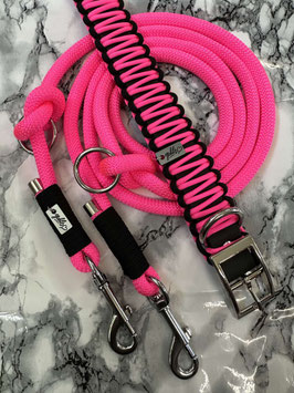 TAULEINE NEON ROSA - SILBER
