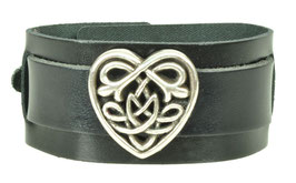 LEDERARMBAND "CELTIC HEART"