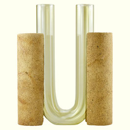 COCHLEA DELLO SVILUPPO - yellow vase for flowers