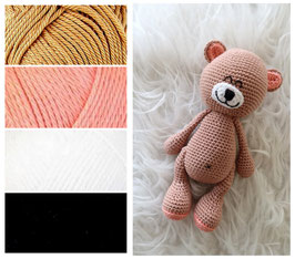 Garn-Kit zum kleinen Grinsebären