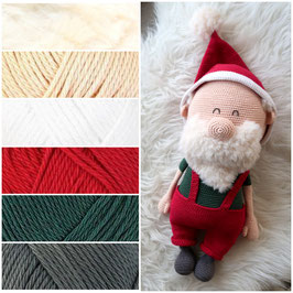 Garn-Kit zum großen Grinse-Weihnachtsmann