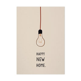 Postkarte 'Happy New Home'