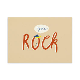 Postkarte 'You Rock'