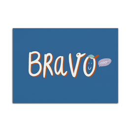 Postkarte 'Bravo'