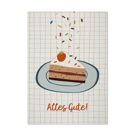 Postkarte 'Alles Gute!'