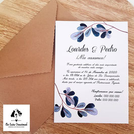 Invitación azuleta