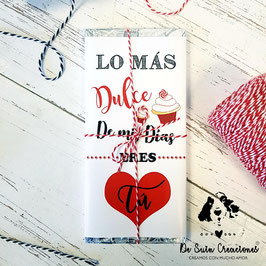 funda para tableta enamorados colección roja (No incluye tableta)