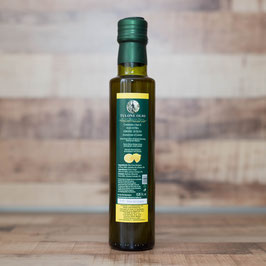 Aromatisiertes Olivenöl mit Zitrone aus Sizilien