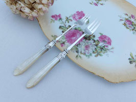 Antike Versilberte Pickle Forks BQ20 a,b