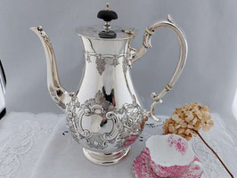 Antike Versilberte Kaffeekanne TKR3