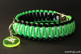 Paracord Survival Halsband, Woody "Double"