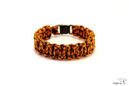 Paracord Survival Armband, Leopard "Single"