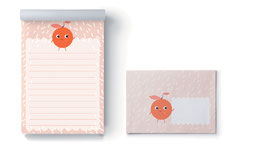 Briefpapier-Set Orange