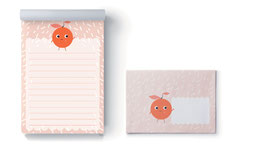 Briefpapier-Set Orange