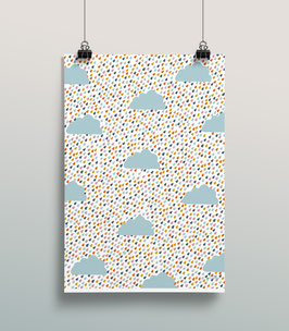 Geschenkpapier Wolken | 50 x 70 cm