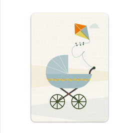 Baby Luft Postkarte