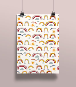 Geschenkpapier Regenbogen | 50 x 70 cm